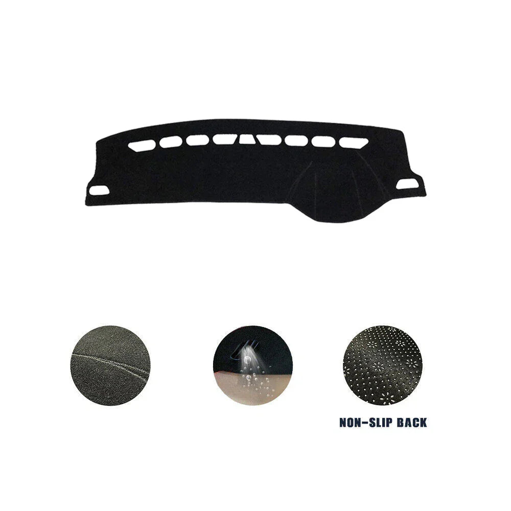 Non-Slip Dash Mat for SKODA OCTAVIA Mk3 2013-2020 Dashboard Cover Black