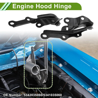 Hood Hinges for Toyota 4Runner Front Bonnet Bracket (2003-2009) - 1 Pair