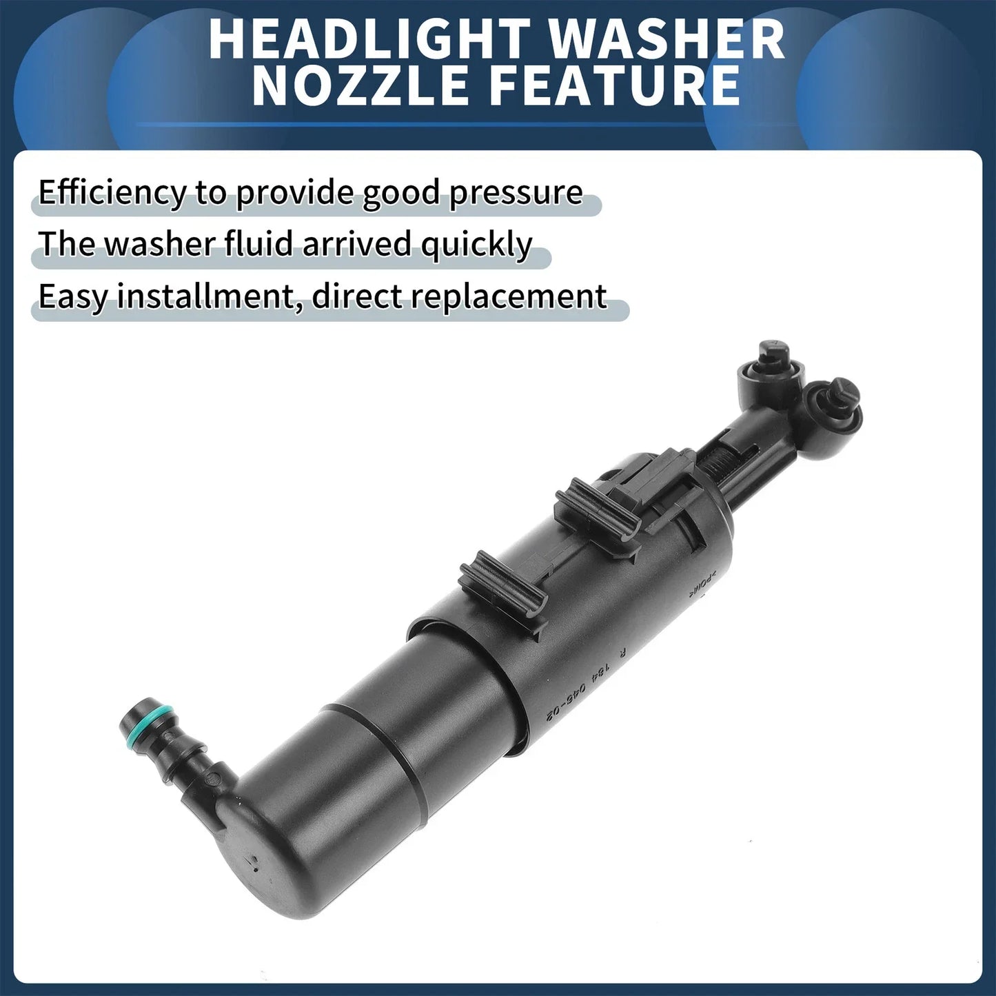 Front Passenger Headlight Washer Nozzle for Mercedes-Benz C200 (2007-2015)