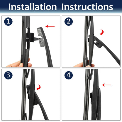 14" Rear Windshield Wiper Blade Arm Set for Honda Pilot (2009-2015)