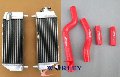 Aluminum Radiator + RE Hose for Yamaha YZ250 2-Stroke (2002-2013)