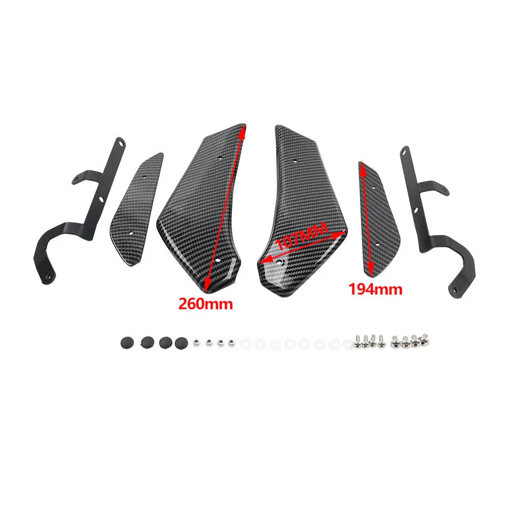 Matte Black Side Spoiler Winglets for BMW S1000RR (2015-2018)