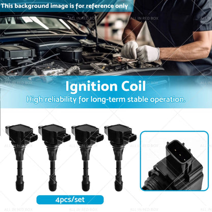 4x Ignition Coils for Mazda 2 DY Hatchback 1.5L ZY-VE (2003-2009)