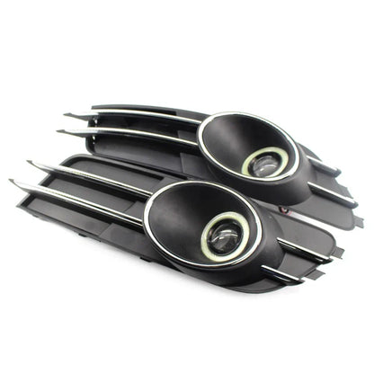 Lower Bumper Fog Light Grille Cover for Audi A6 C7 (2011-2015)