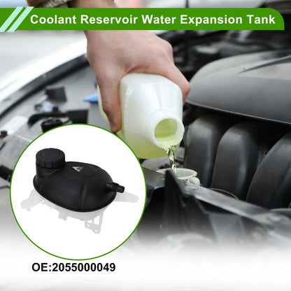 Coolant Expansion Overflow Tank w/ Cap for Mercedes-Benz C300 C43 (2015-2023)