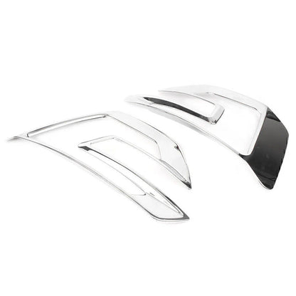 Front Fog Light Bezel Covers for Ford Explorer Sport (2016-2017) Chrome
