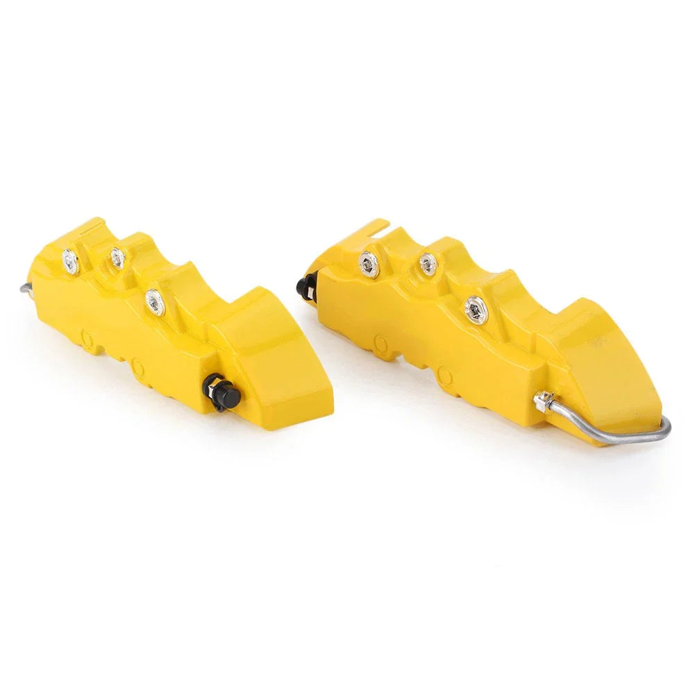 3 x Disc Brake Caliper Covers for Car Truck Yellow (2014-2017)