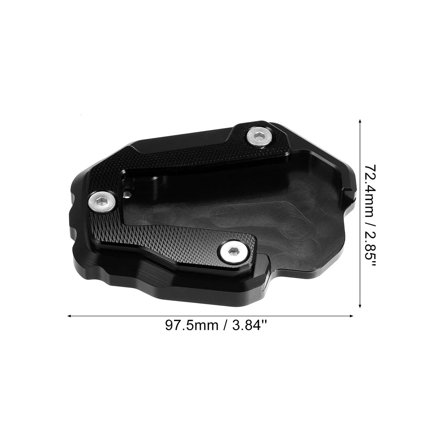 Motorcycle Side Stand Pad for Honda CRF1000L (2017-2020) - Black