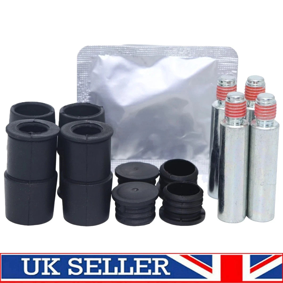 Front Brake Caliper Slider Guide Pin Kit for Toyota Yaris Vitz (2005–2014)