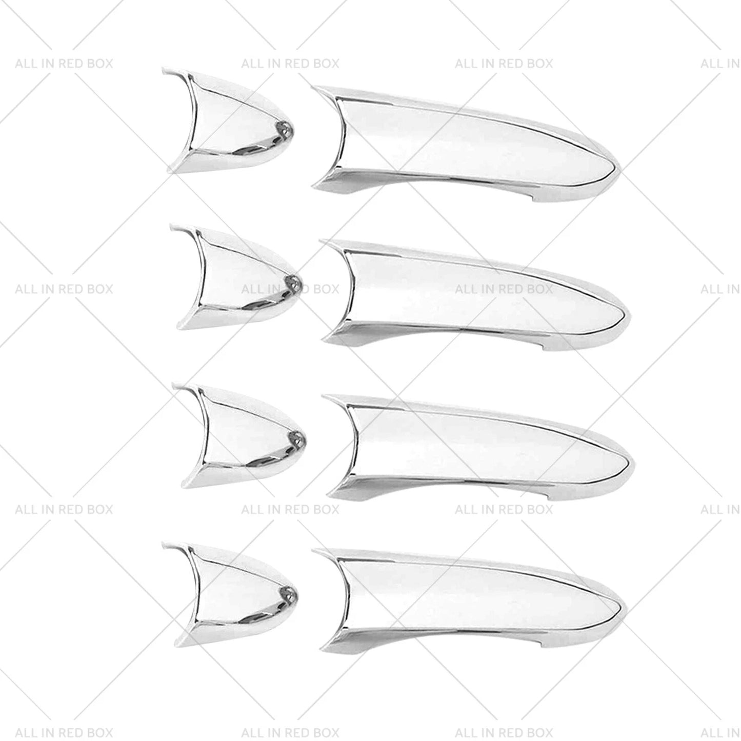 4 x Chrome Handle Covers for Ford Territory (2004-2018)