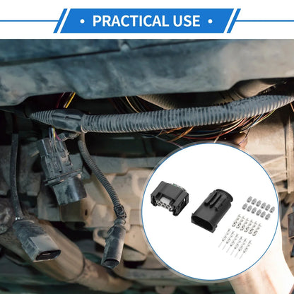 6 Pin Throttle Connector Plug for Mercedes-Benz & BMW - 2 x Black Connectors
