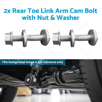Rear Toe Link Arm Cam Bolt Nut & Washer for Tesla Model S, X (2012-2023)