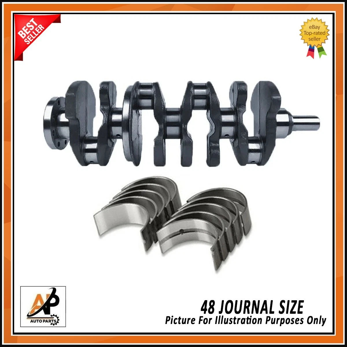 Crankshaft Bearing Set Replacement for Mercedes GLC GLE GLK SLC SLK (2016–2020)