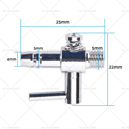 4mm Air Flow Distributor Valves for Aquarium Fish Tank Pond Pump Hose