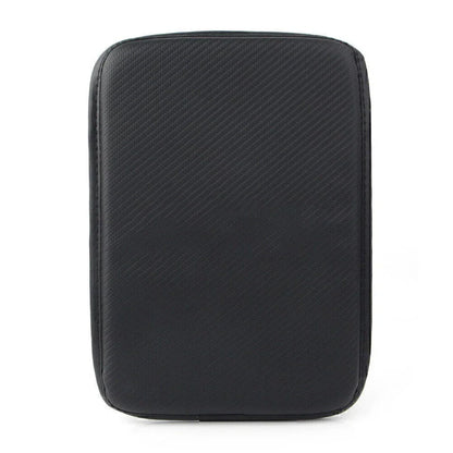 Carbon Fiber Center Console Armrest Cushion Mat Cover for Car