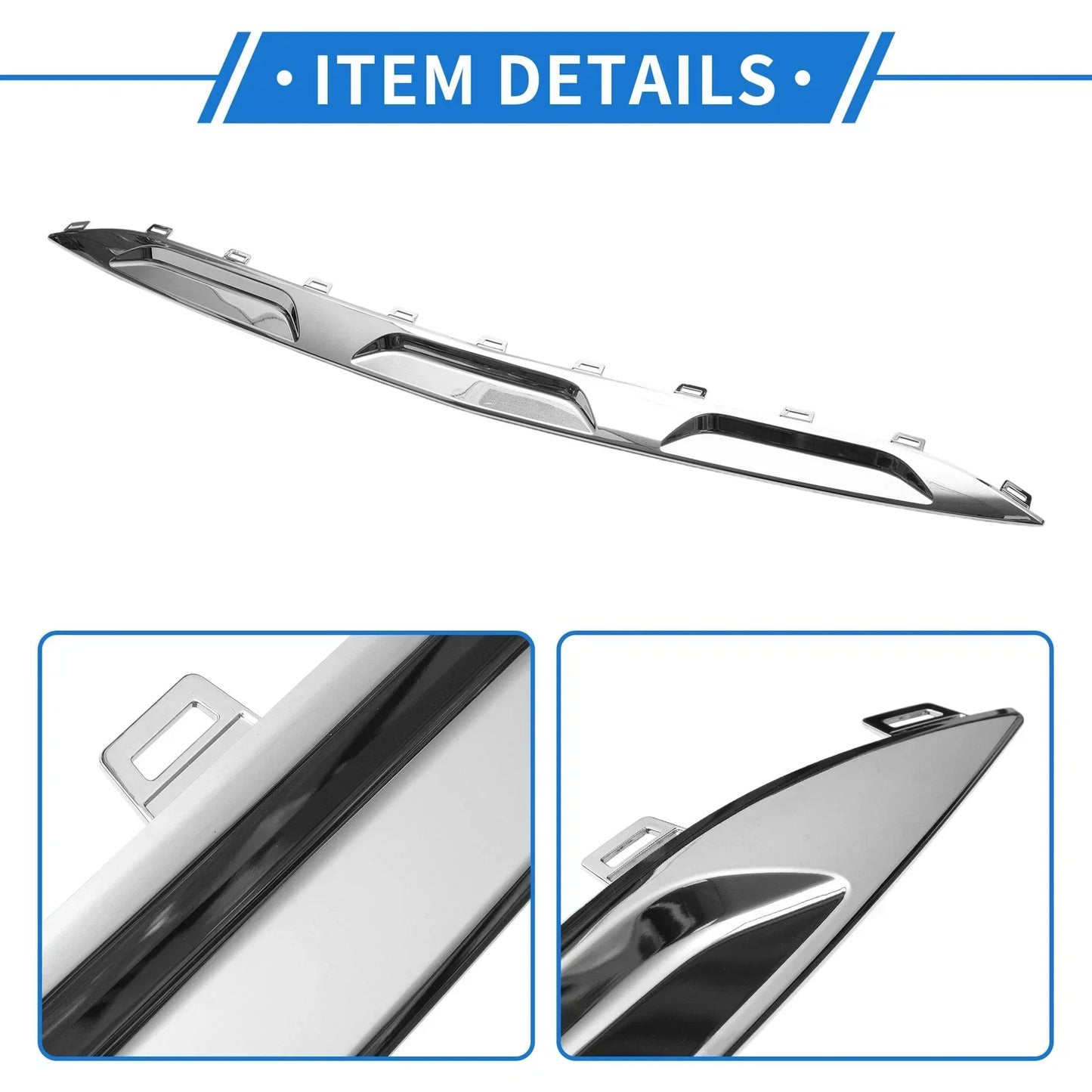 Front Lower Center Bumper Grille Trim for Mercedes-Benz W167 GLE (2020-2023)