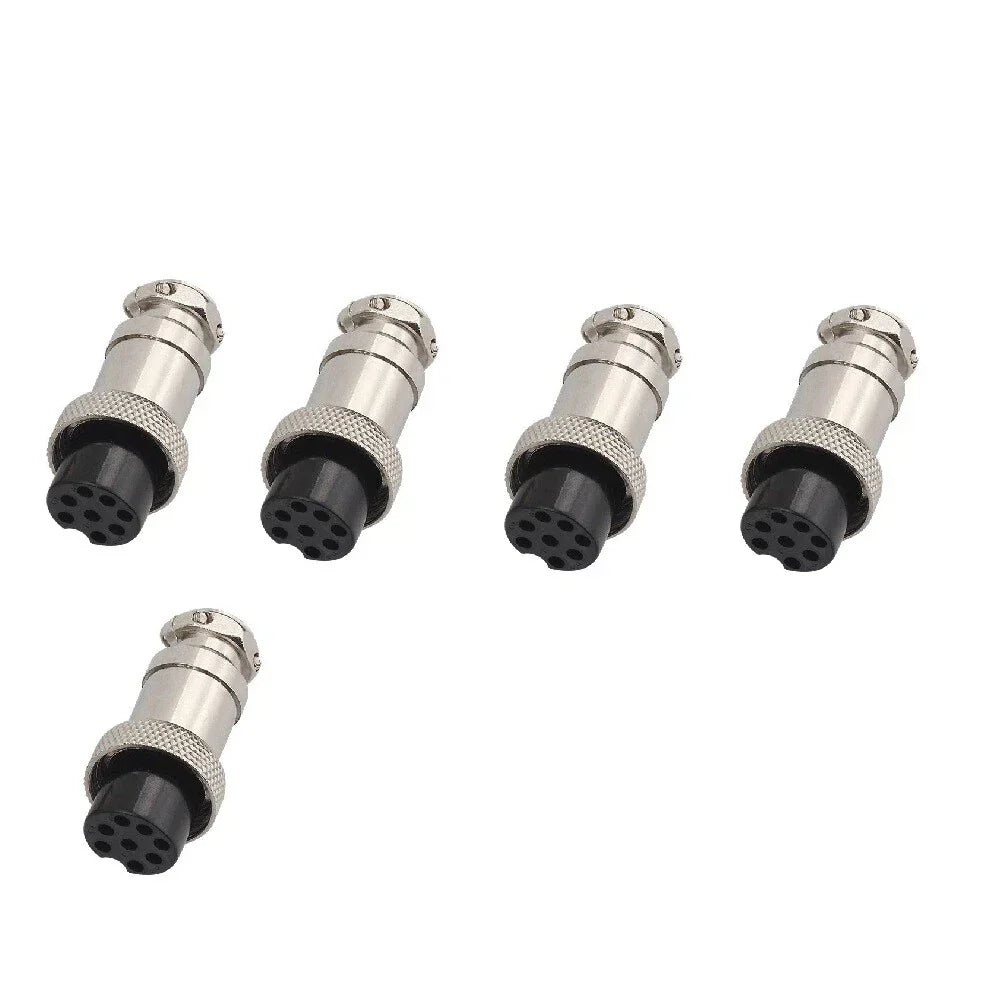 5 x 8 Pin Female Plug for Ham & CB Radio MIC Microphone Connector