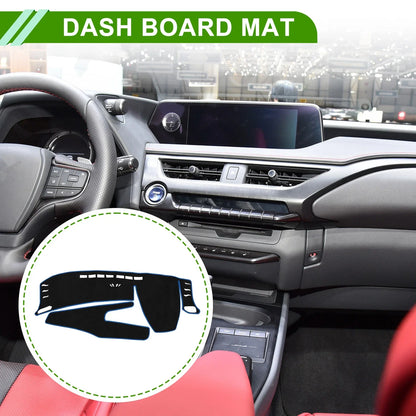 Dashboard Cover Mat for Lexus UX250H 2019-2020 Sun Protector Pad Black Blue