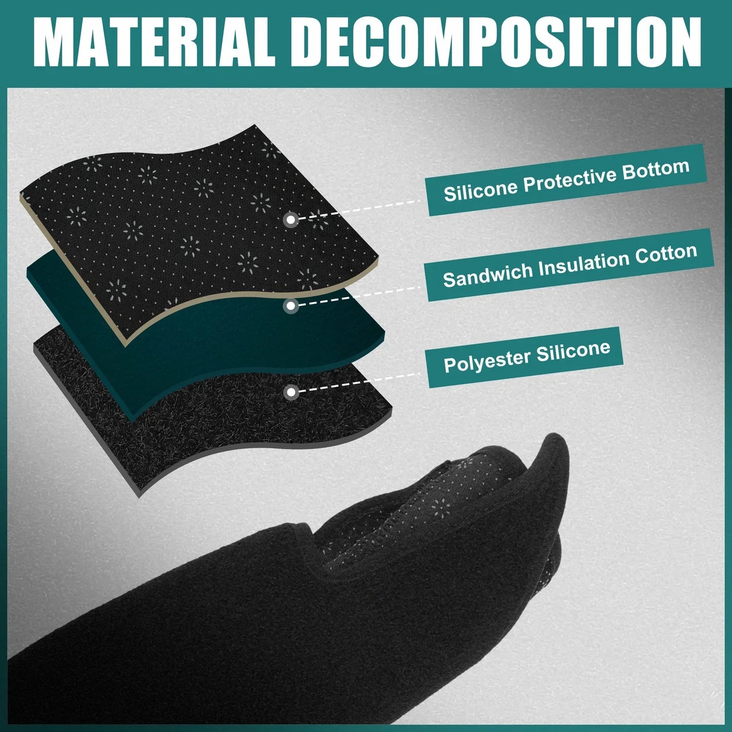 Black Polyester Non-Slip Dashboard Cover for LEXUS GS (2006-2011)