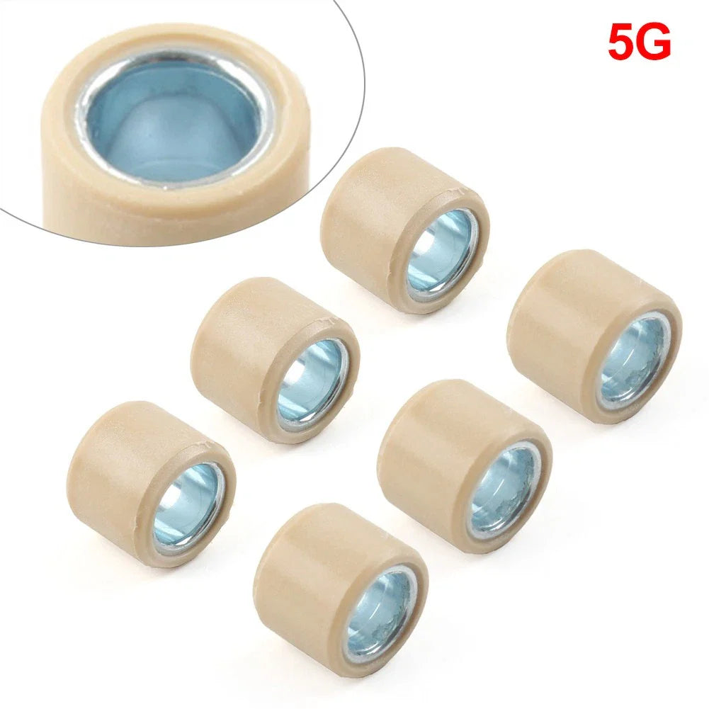 6 x 5g Variator Rollers for GY6 50cc Scooter Moped