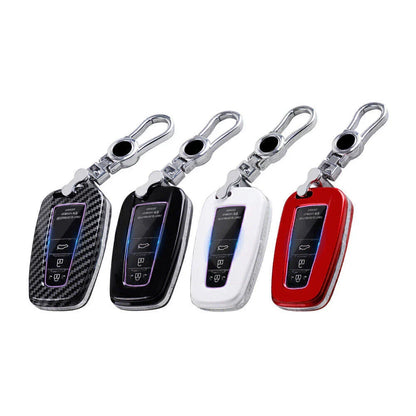 Remote Key Fob Cover for Toyota Camry Corolla C-HR Prado RAV4 Prius (2018-2023)
