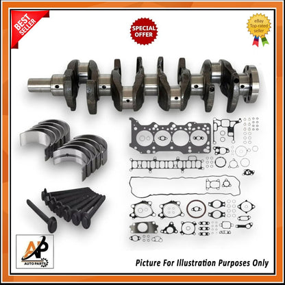 Crankshaft with Engine Rebuild Kit for Mazda 2.2 Diesel SHY1 (2008–2018)