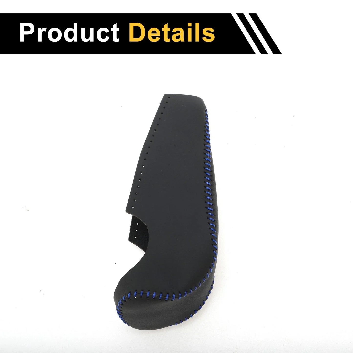 Car Gear Shift Knob Cover for Honda Civic 2006-2011 Black Blue Faux Leather