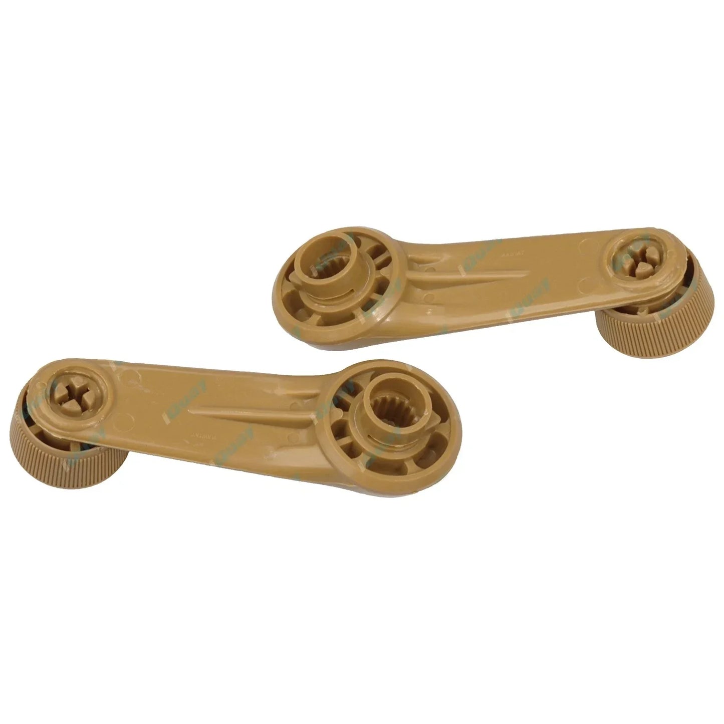 Brown Window Crank Handles Pair for Toyota Hilux LN65 YN65 YN67 (1983-1988)
