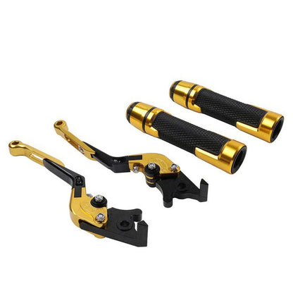 Folding Extendable Brake Clutch Lever Grip Set for Thruxton/Street Cup (2016-2023)