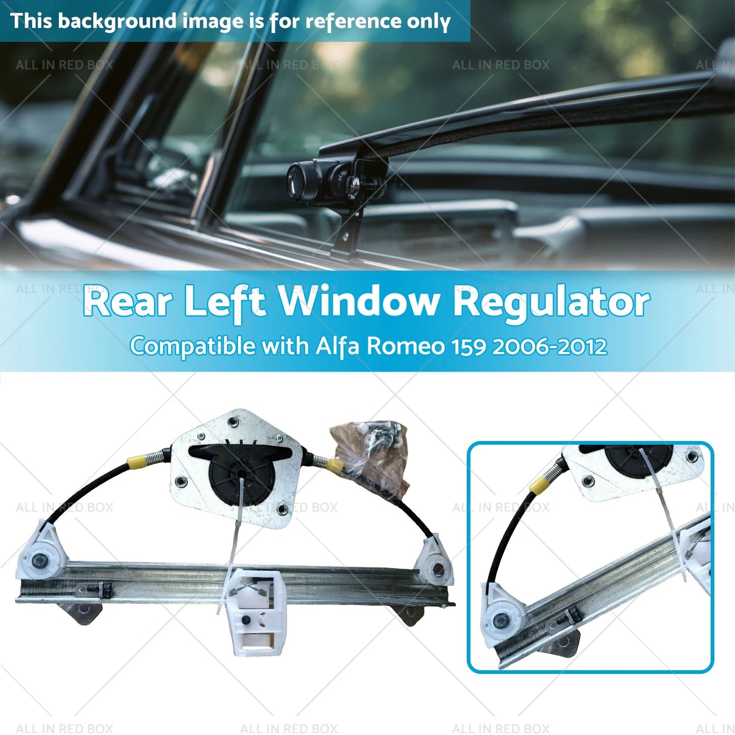Rear Left Window Regulator for Alfa Romeo 159 (2006-2012)