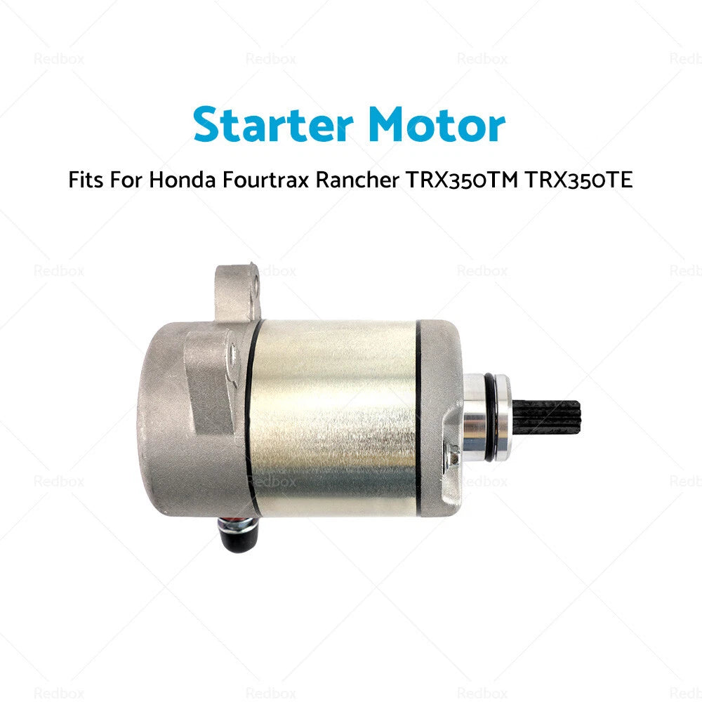 9 Tooth Electric Starter Motor for Honda TRX350 Fourtrax Rancher (2000-2006)