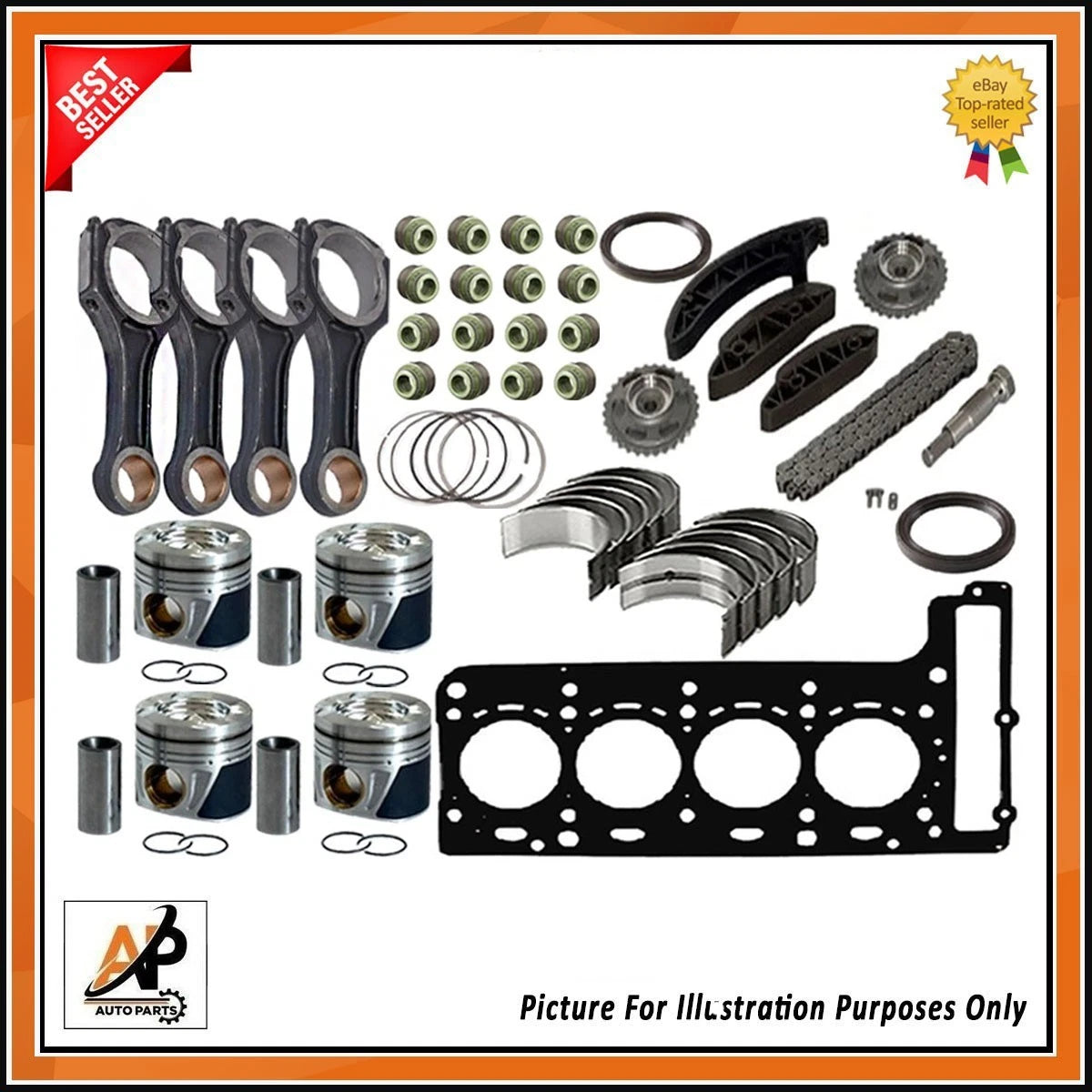 Engine Rebuild Kit OEM Replacement for Mercedes-Benz Sprinter 2.2 OM651 (2010–2018)