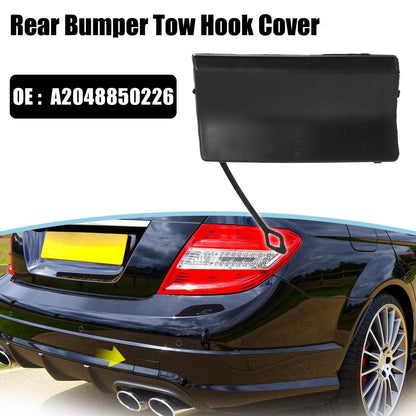 Car Rear Bumper Tow Hook Cover for Mercedes Benz 2008-2011 Black