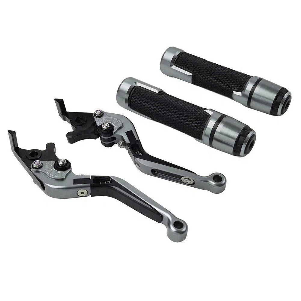 Titan Extendable Brake Clutch Levers Grips Set for Suzuki GSX1400 (2001-2008)