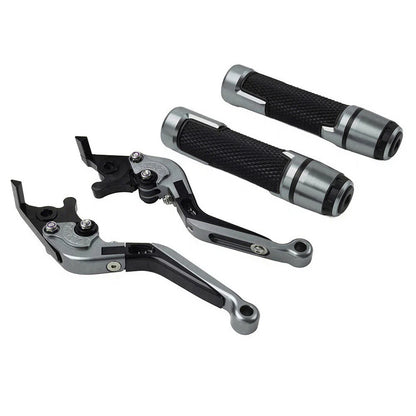 Titan Extendable Brake Clutch Levers Grips Set for Suzuki GSX1400 (2001-2008)