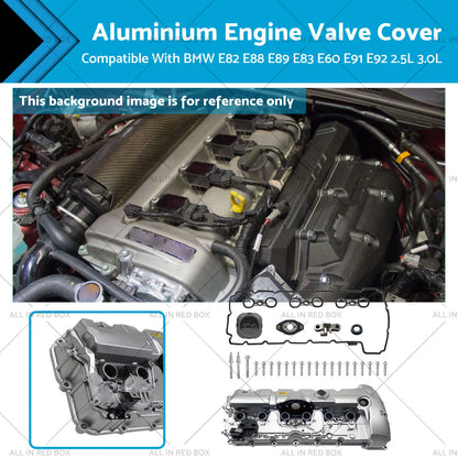 Aluminium Engine Valve Cover for BMW E82 E88 E89 E83 E60 E91 (2.5L 3.0L)