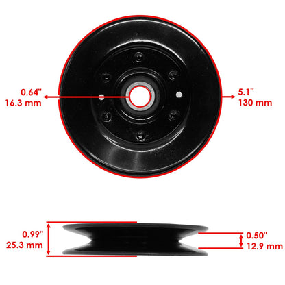 Deck Pulley Replacement for John Deere X465 X475 X485 X495 X575 (2010–2019)