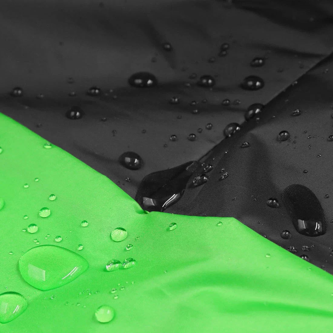 Black & Green Outdoor Motorcycle Cover for Honda, Suzuki, Kawasaki