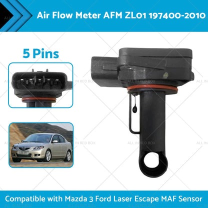 MAF Sensor Air Flow Meter for Mazda 3, 6, Ford Laser, Escape (2004-2010)