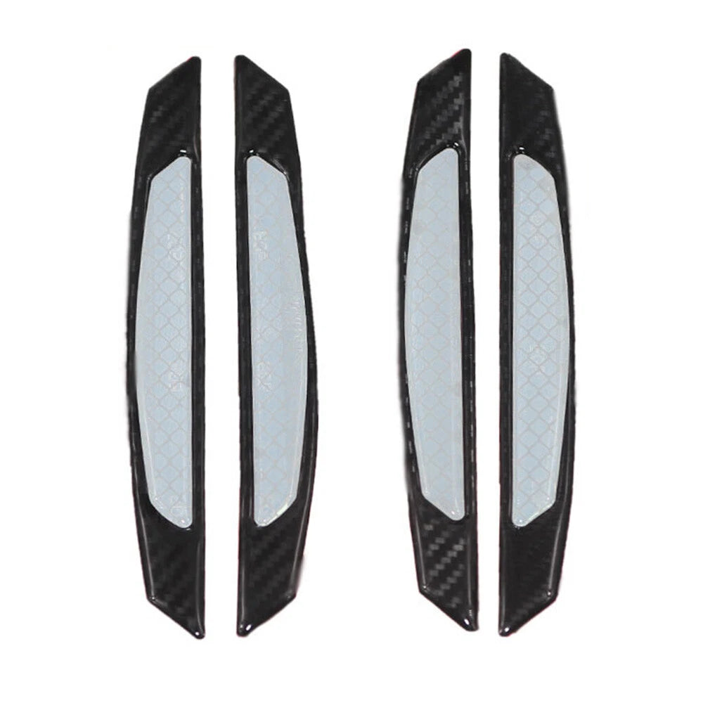 Reflective Carbon Fiber Door Edge Guard Bump Protector for Universal Cars