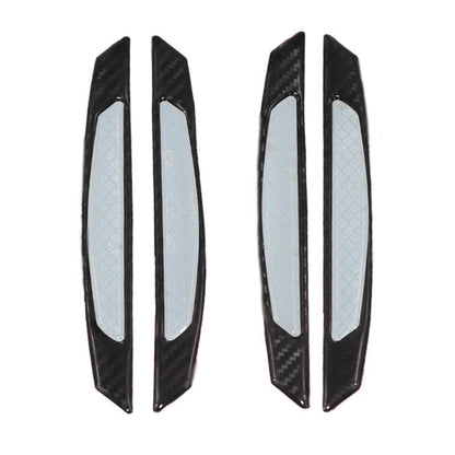 Reflective Carbon Fiber Door Edge Guard Bump Protector for Universal Cars