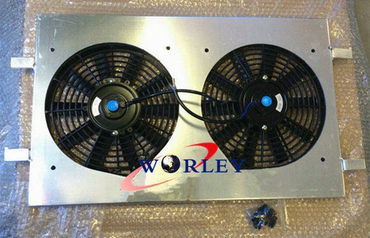 Aluminum Radiator Shroud & Fans for Holden Commodore VT VX V6 3.8L (97-02)