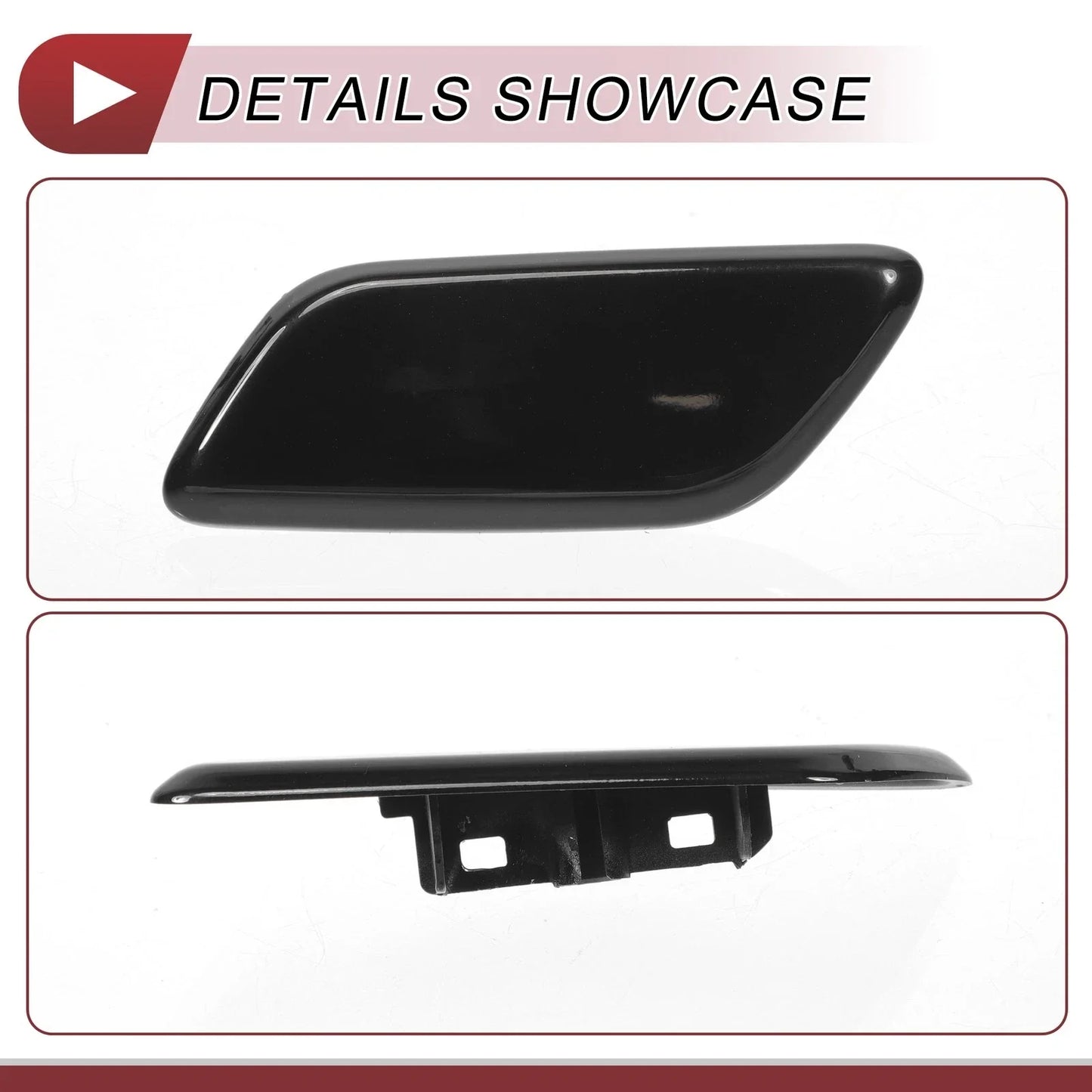 Front Left Washer Nozzle Cover for Lexus LX570 (2013-2015) - Black 1 x Cap