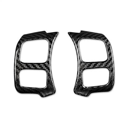 Carbon Fiber Steering Wheel Cover Trim for Lexus IS RC NX (2015-2024)
