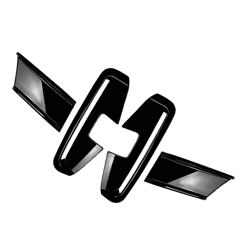 Black Front Bumper Air Vent Spoiler for BMW 4 Series G22 G23 M Sport (20-24)