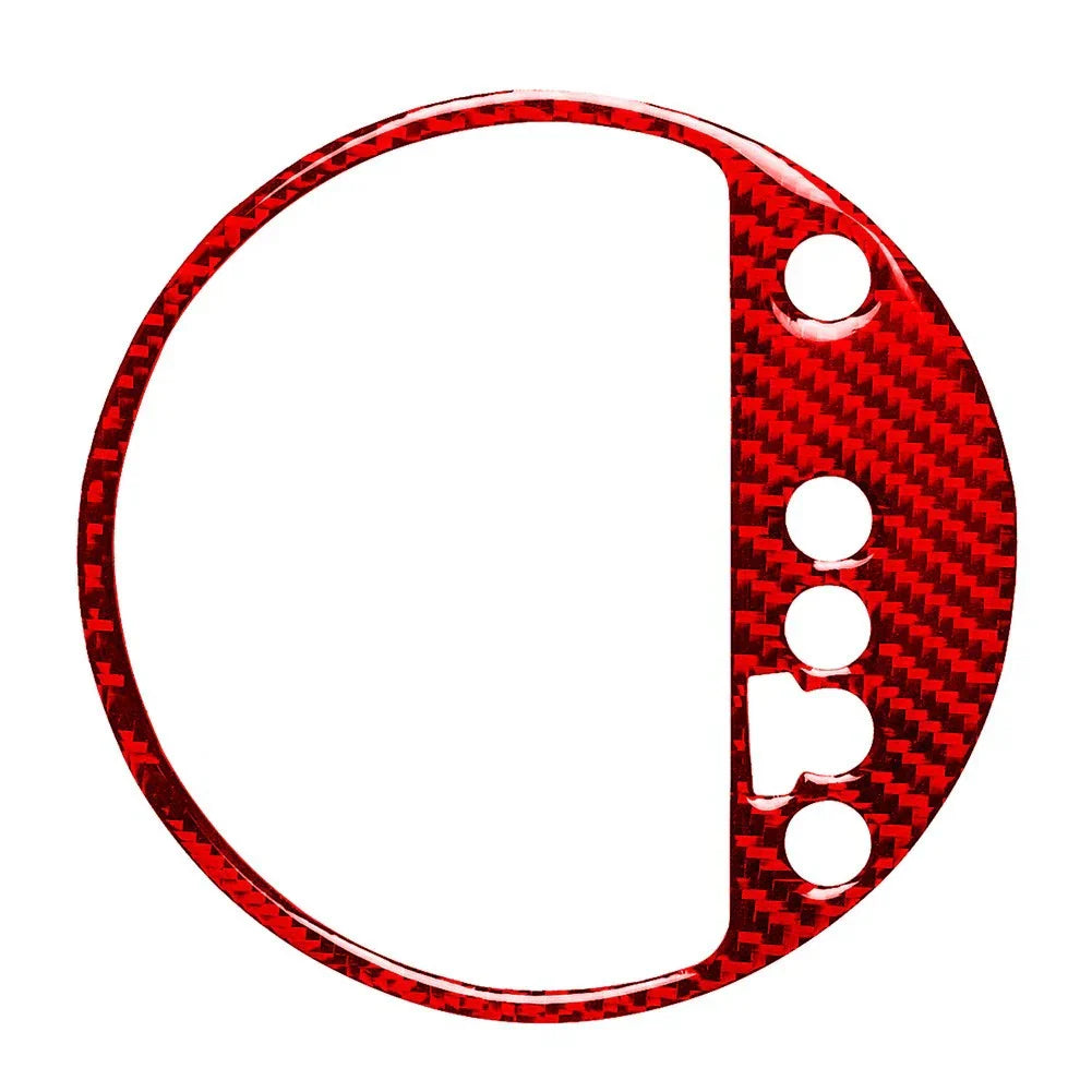 Red Central Console Gear Shift Panel Cover Trim for Audi TT TTS TTRS (2008-14)