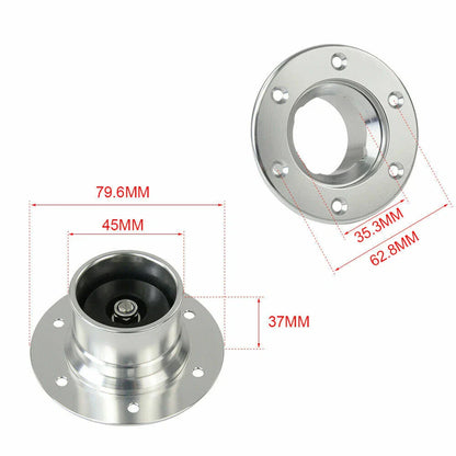 Billet Fuel Filler Neck Pop-Up Gas Cap for Universal 6 Hole