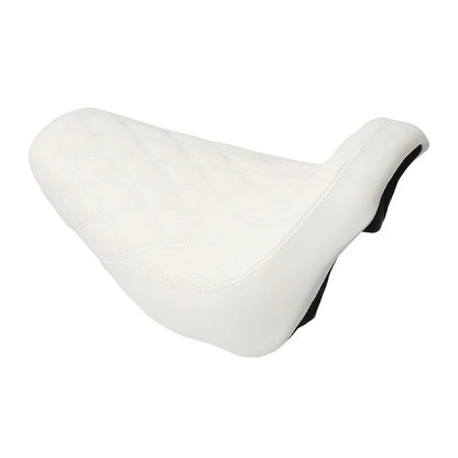 Rider Driver Seat Cushion White for Harley Heritage Softail FLSTC (2006-2017)