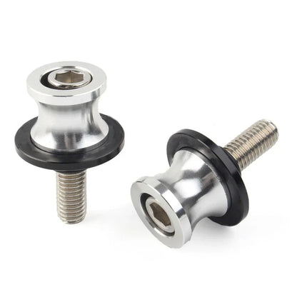 8MM Swingarm Spools Slider Screws for KAWASAKI ZX6R (2012-2021) Silver CNC
