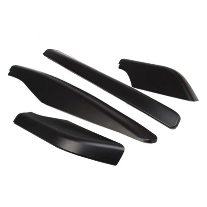 4 x Black ABS Roof Rack End Cover Caps for Mitsubishi Pajero (2009-2018)